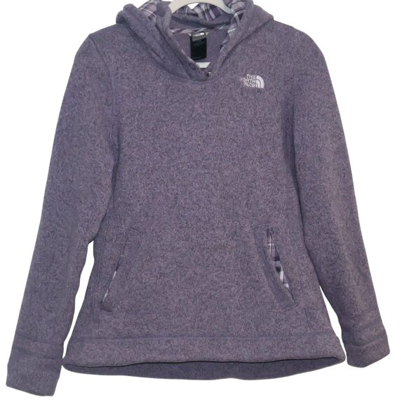 The North Face Womens Purple Hooded Pullover Medium - Picture 3 of 8